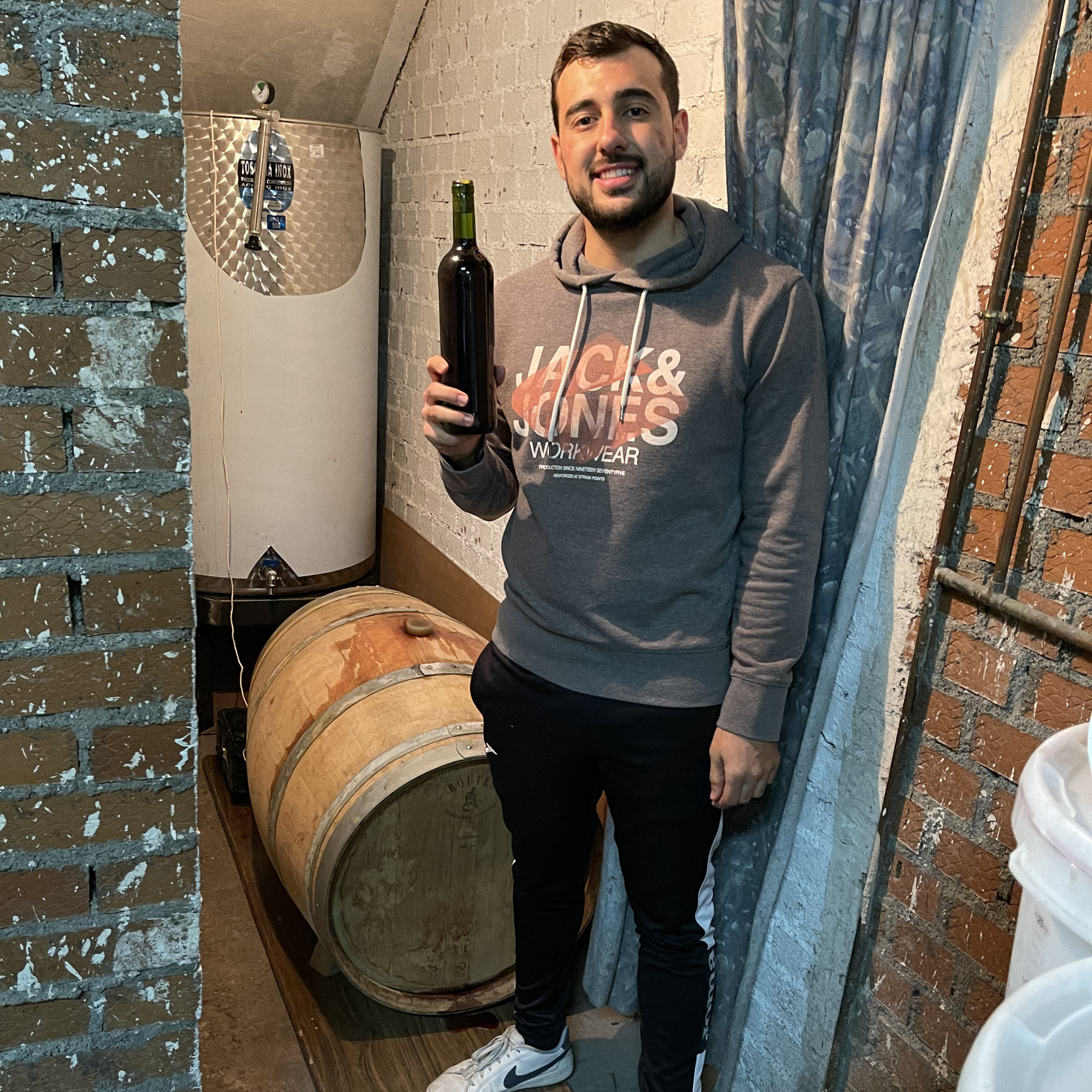 Primera botella de El vino de mi sobrino